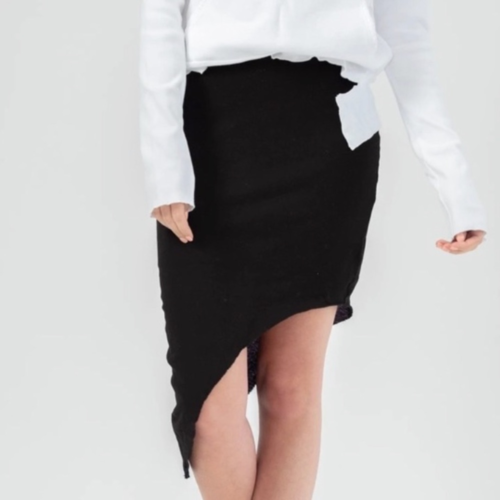 FRANK & Frank & Eileen Tee Lab Asymmetrical Skirt - Picture 2 of 12